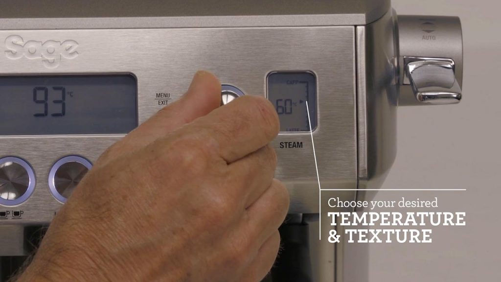 Temperatura y Textura de la Leche Máquina de Café Espresso The Oracle