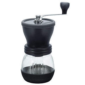 herramienta de molino de grano de café de acero inoxidable para expreso verter sobre café plata ajuste ajustable Easyworkz Molinillo de café manual con recipiente hermético 