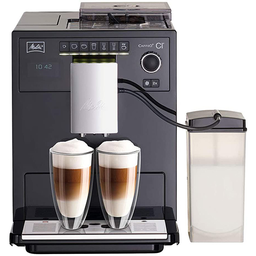 Melitta Caffeo CI E970-103 Cafetera Automática Con Doble Depósito De Granos De Café